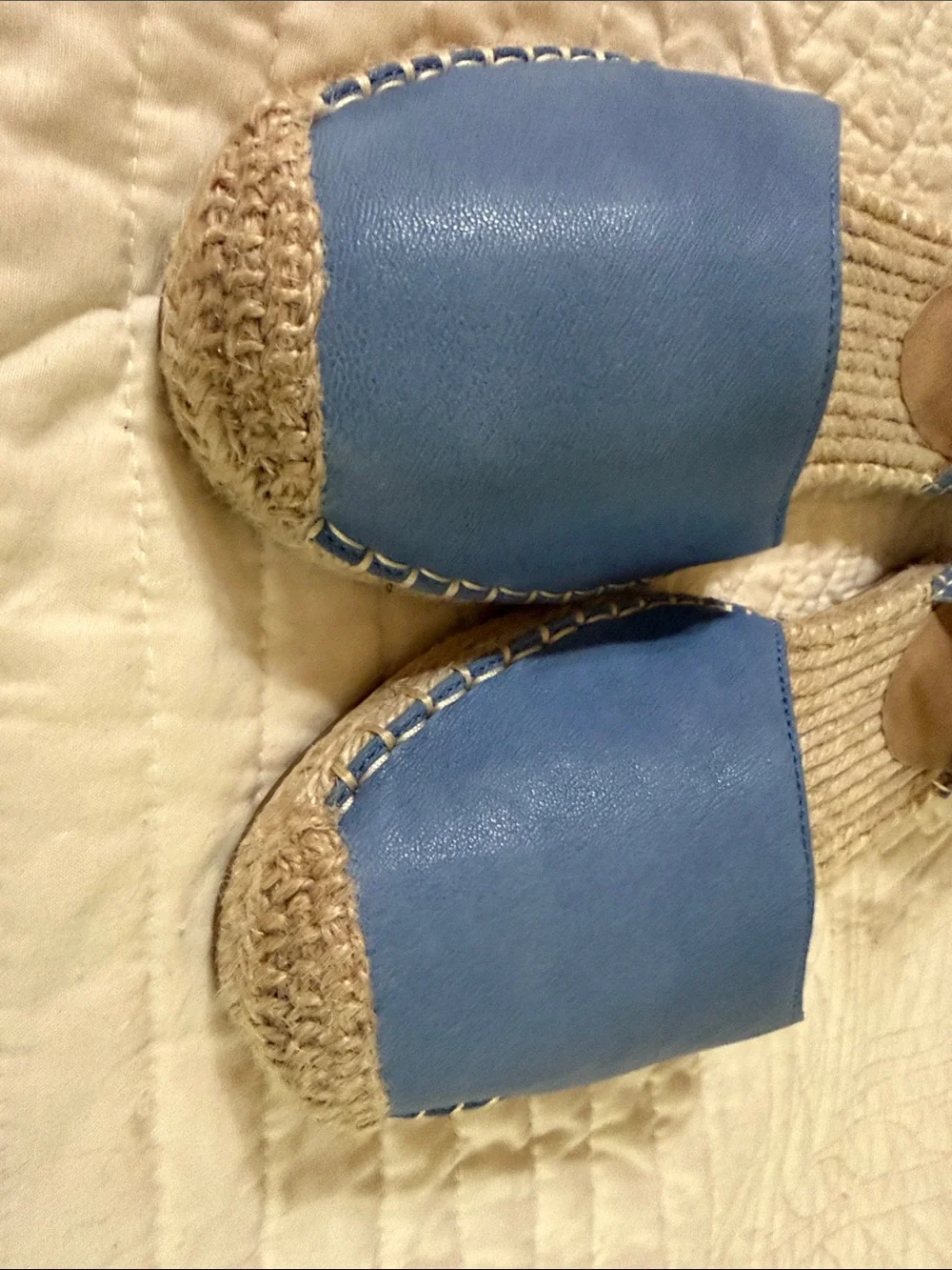 Eileen Fisher Lala Sky Blue Espadrilles. SZ 9. NWOT